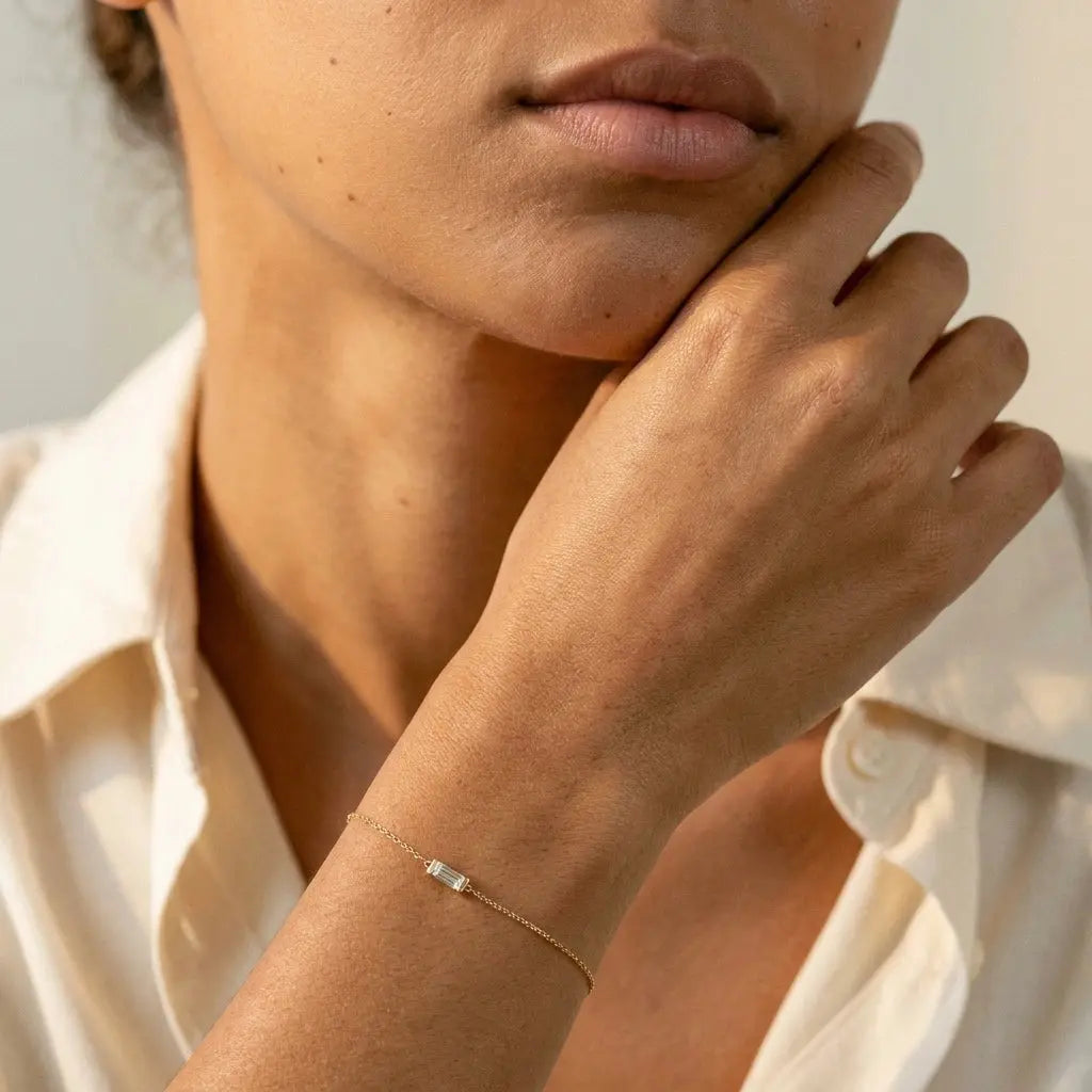 Siglo Bracelet | 9ct Solid Gold Glasaje